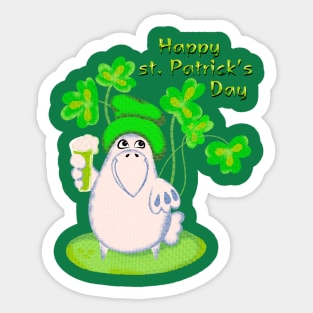 Happy saint patrick's day Sticker